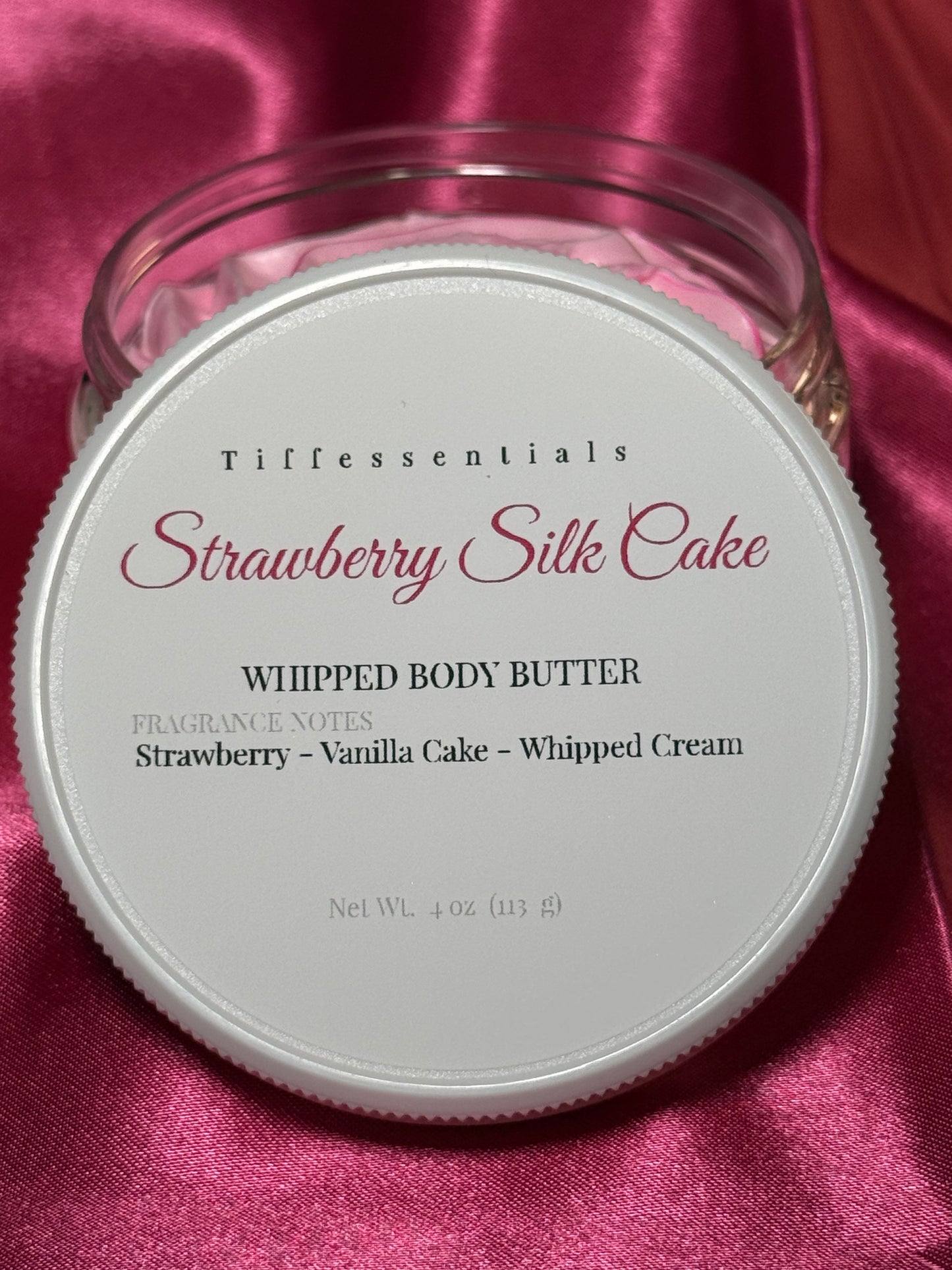 Strawberry Silk Cake Whipped Body Butter